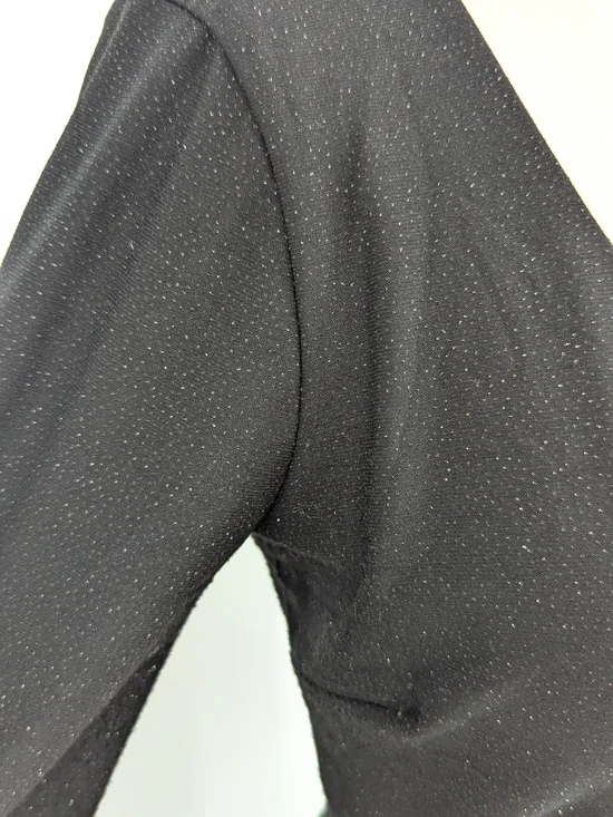 01349 Lulus Sparkle Mermaid Maxi Dress Black size Small evening formal wedding - Picture 6 of 8